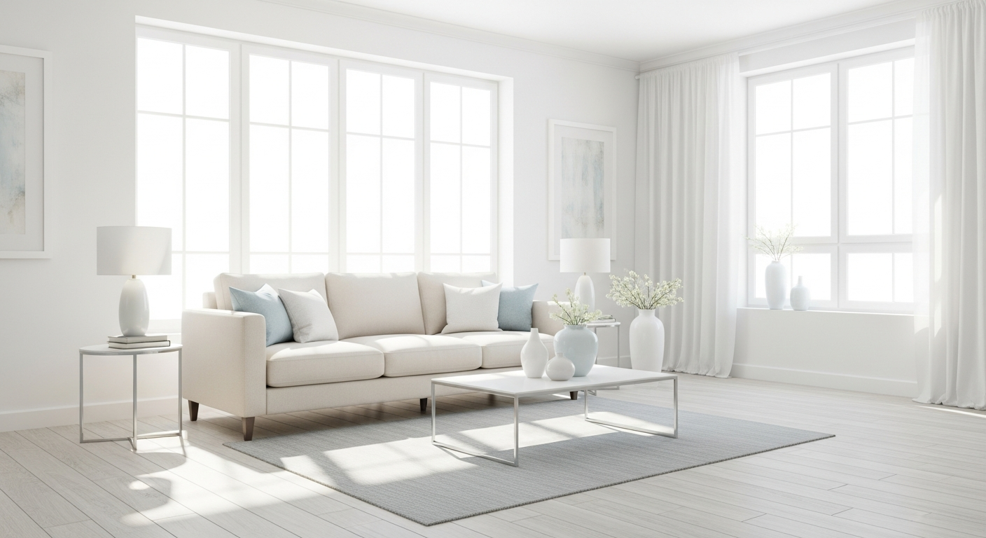 A bright, carefully maintained home